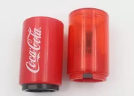 Plastic Magnetic Push Up Bottle Opener Cyclinder Shape Size 8.1 x 5.3 cm