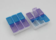Pormotion Detachable Daily Medication Pill Boxes Blue And Purple Color