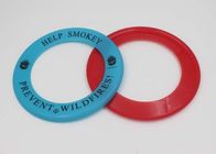 Custom Eco - Friendly Colorfull Flying Ring Hard Plastic Frisbee EN71 Approved