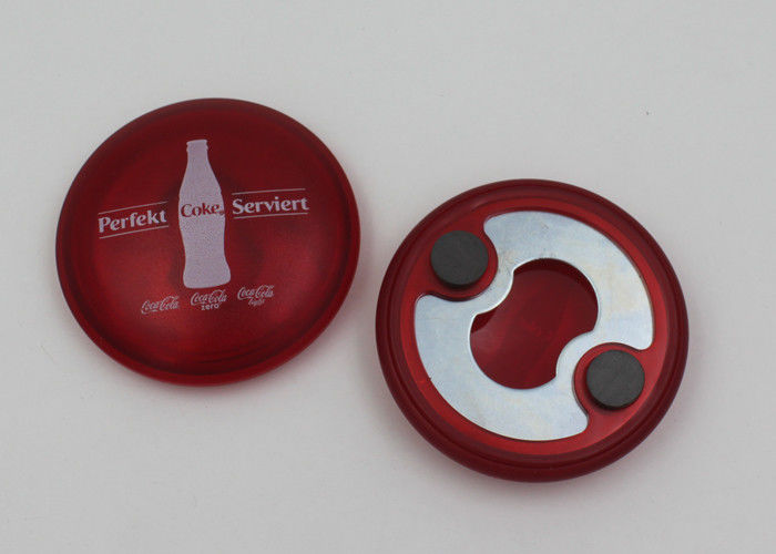 Customized Round Shape Automatic Magnetic Bottle Opener In Refrigeratory