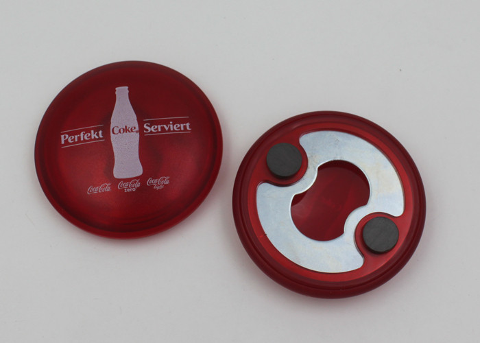 Customized Round Shape Automatic Bottle Opener In Refrigeratory