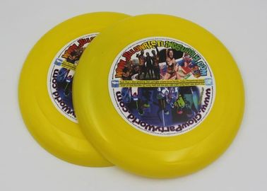 9 Inch Plastic Frisbee With Logo Printing For Children / Ultimate Flying Disc