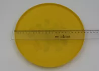 Eco - Friendly Yellow Plastic Frisbee EN71 , Outdoor Toy Flying Saucer Frisbee