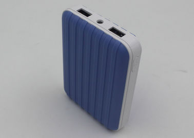 High Capacity Dual USB Power Bank 10800 mAh With LED Light Luggage Shaped