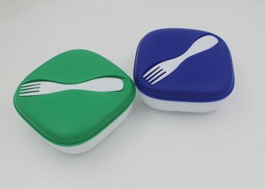 Biodegradable Microwave Plastic picnic Lunch Box Containers With Fork And Spoon