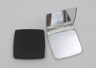 2x Magnified Square Golden Plastic Travel Makeup Mirrors , Portable Makeup Mirrors