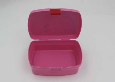 Eco Friendly Pink Cartoon Plastic Lunch Boxes For Adults With Lock In Office