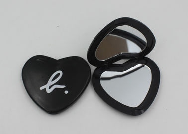 Heart Shape Travel Magnifying Makeup Mirror For Wedding Gift , Mini Makeup Mirror