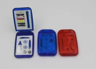 Eco - friendly ABS Mini Travel Sewing Kit Box In School / Office / Bank