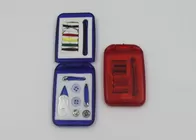 Eco - friendly ABS Mini Travel Sewing Kit Box In School / Office / Bank