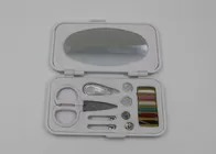 Plastic Rectangle Mini Sewing Kit Set With Mirror For Household CE ROHS