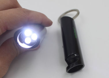 Metal Aluminum Automatic Bottle Opener Torch Keyring With 3 LED Light