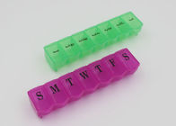 Portable 7 Day Pill Box Organizer For Kid And Adult , Food Grade Medical Pill Box
