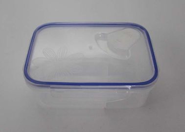 Dishwasher Safe Air Tight clear Plastic Lunch Boxes / Lunch Containers With Dividers