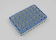 28 Compartments Colored Plastic Pill Box With Slide Lid / Daily Pill Organizer