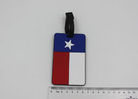Bright Color Square Luggage Bag Tags For Travelling 10.3x5.3x0.5cm