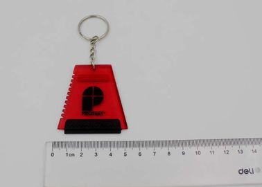 Micro PS Plastic Ice Scraper Keychain / Novelty Ice Scraper For Car