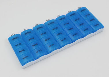 Compartment Storage Plastic Pill Box Monthly Pill Organizer For Elderly