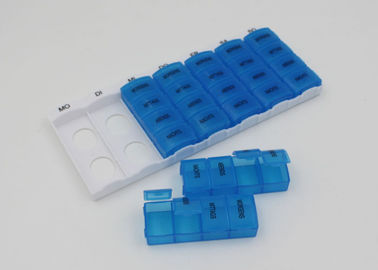 Compartment Storage Plastic Pill Box Monthly Pill Organizer For Elderly