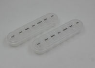 7 Compartments Medication Pocket Plastic Pill Box  , Travel Pill Case