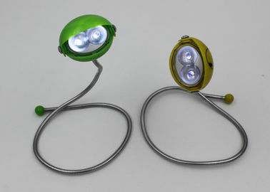 Modern Brightness LED Flexible Book Light , Kids LED Gooseneck Light