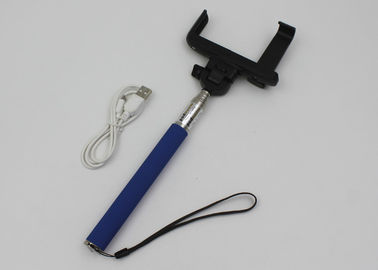 Promotional Gift Retractable Cellphone Selfie Stick , Cable Length 22 cm